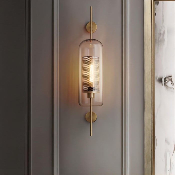 Tiffany Chiswick Glass Wall Lights Indoor for Bedroom Living Room