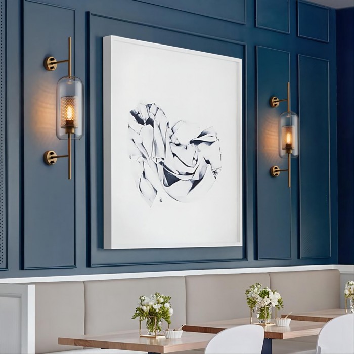 Tiffany Chiswick Glass Wall Lights Indoor for Bedroom Living Room