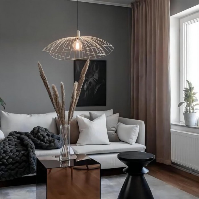 Металлический подвесной светильник