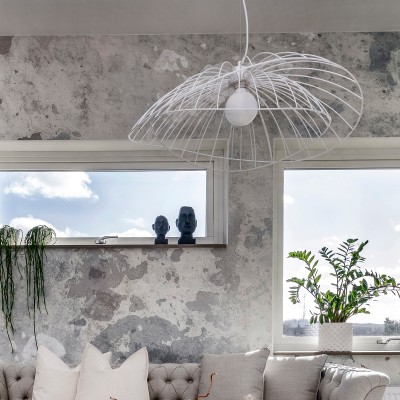 Metal hanging lamp ray