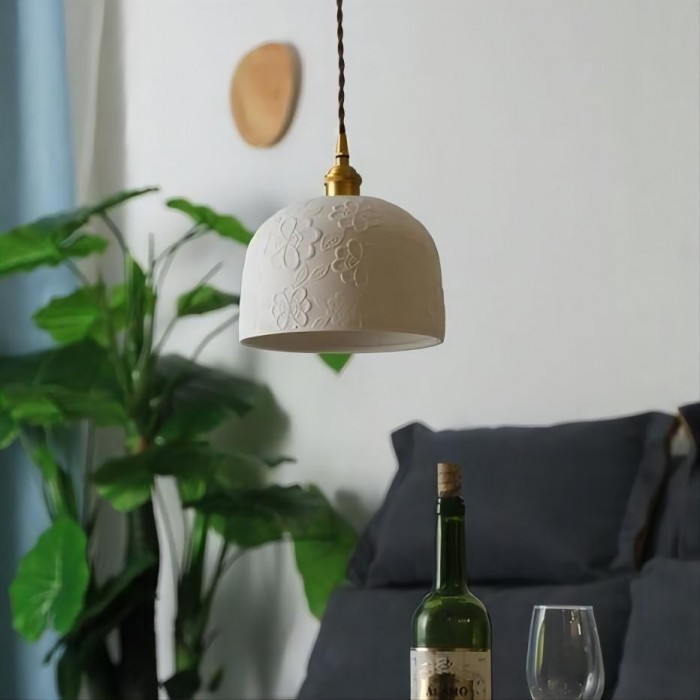 Керамическая подвесная лампа