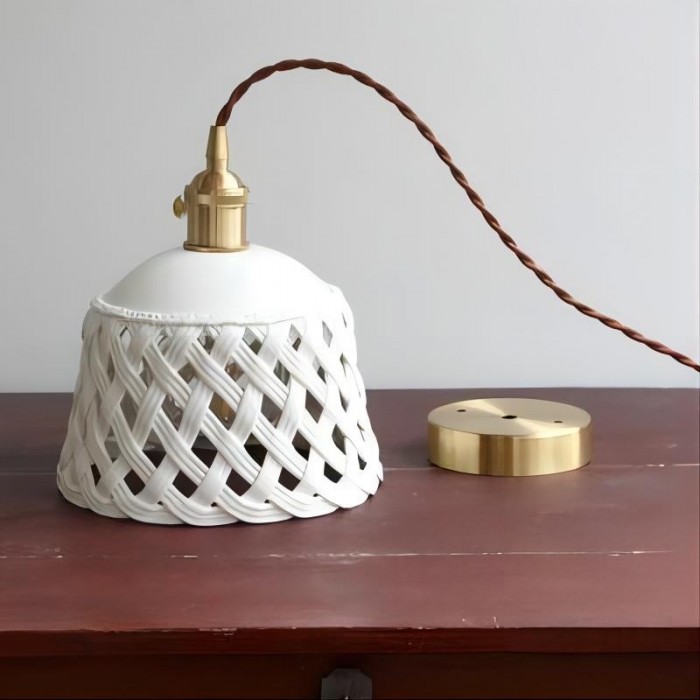 Лампа современного стиля белая керамическая подвесная соответствующая для живущей комнаты