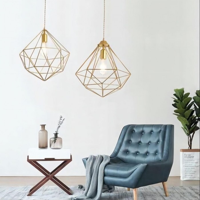 Diamond pendant lamp