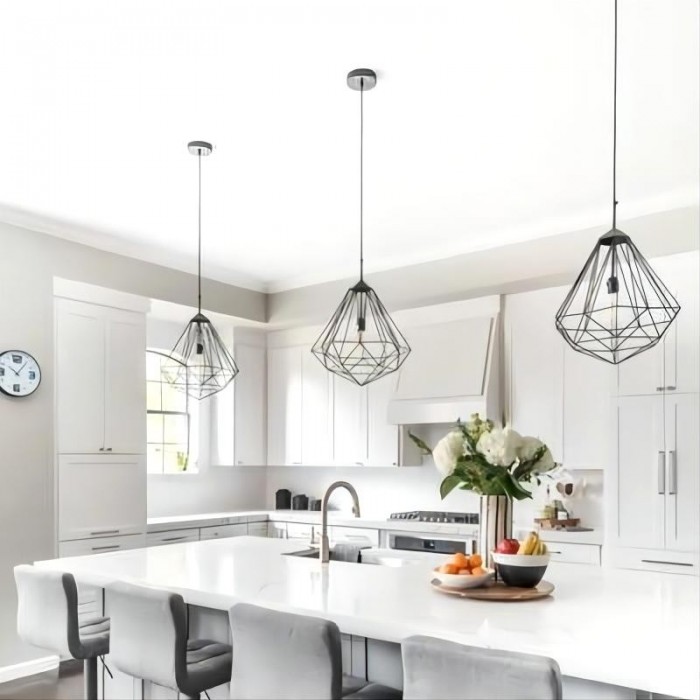Diamond pendant lamp