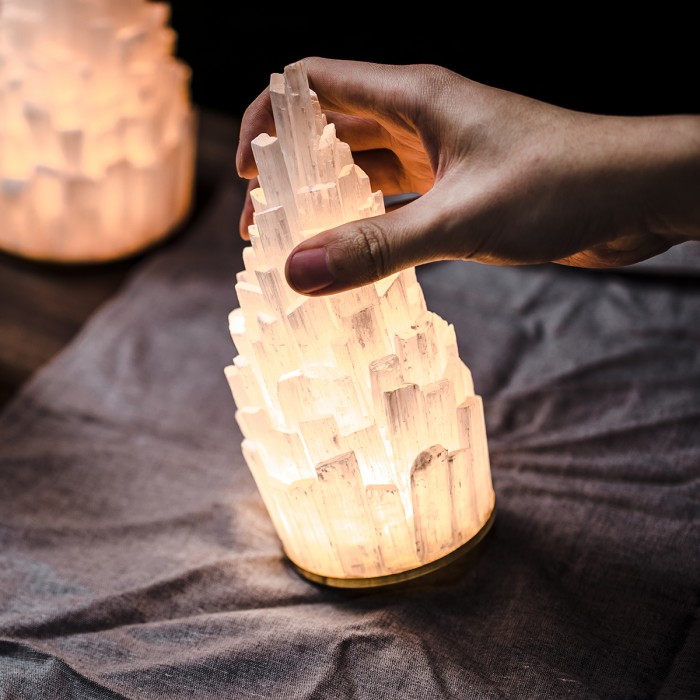 Bamboo shoots Ore Battery LED Table Lamp
