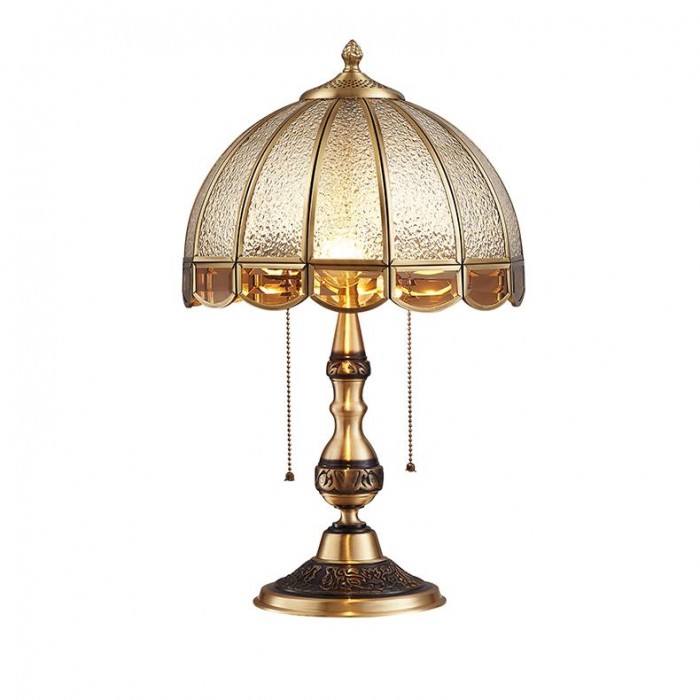 Vintage luxury brass table lamp