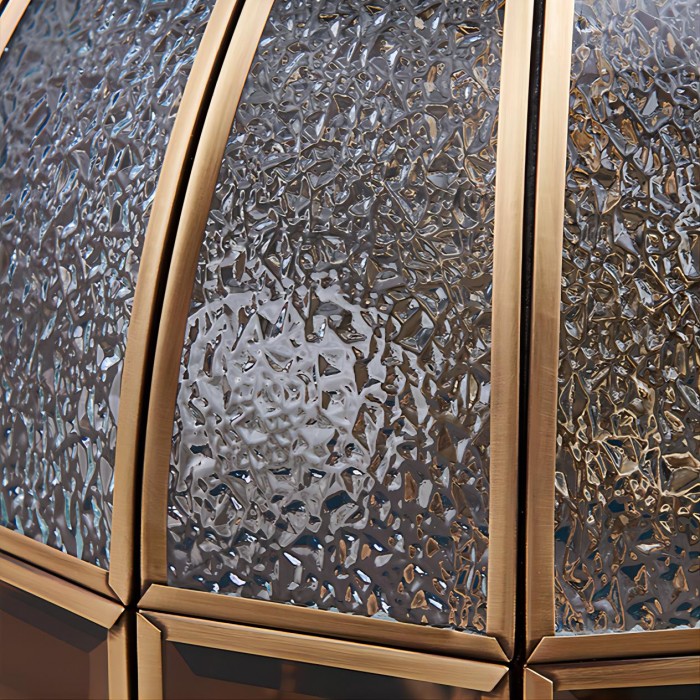 Vintage luxury brass table lamp