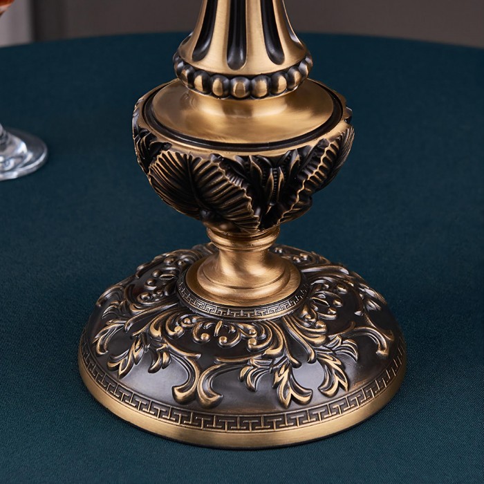 Vintage luxury brass table lamp