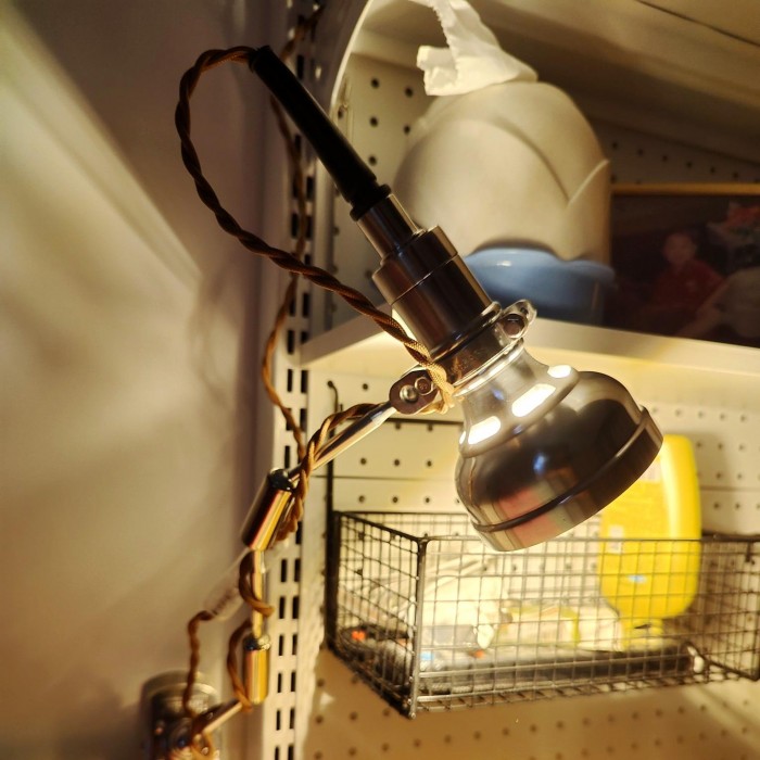 Винтажная промышленная лампа с клипсой Серия