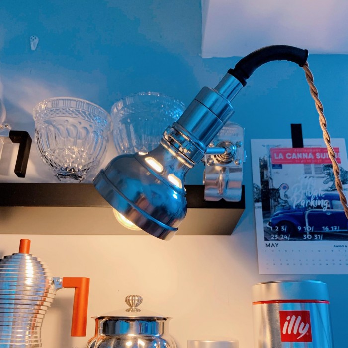 Винтажная промышленная лампа с клипсой Серия