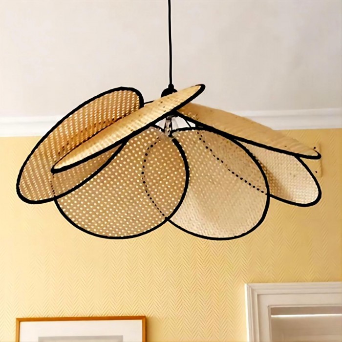 Wabi-sabi Rattan Pendant Lamp