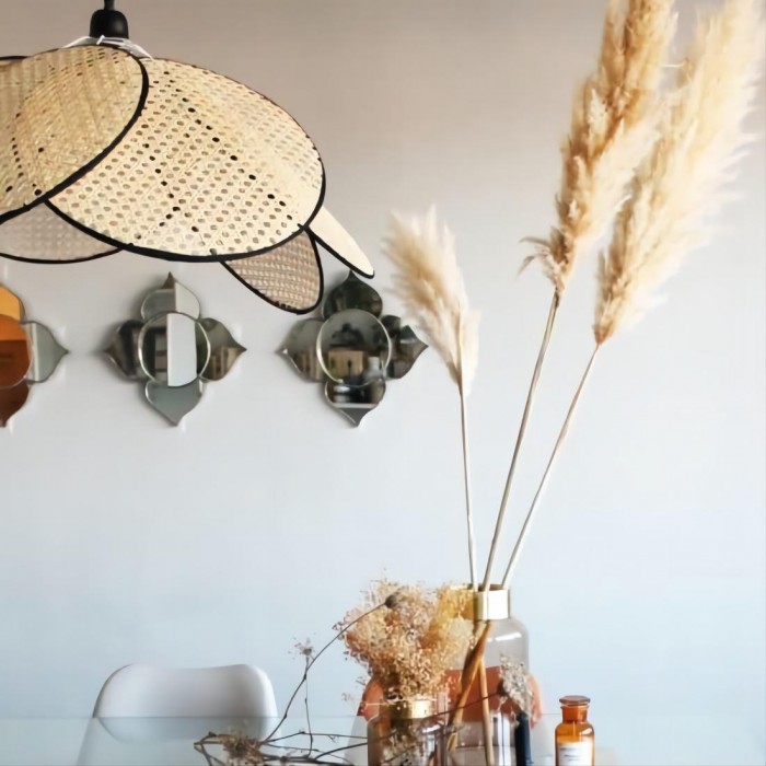 Wabi-sabi Rattan Pendant Lamp