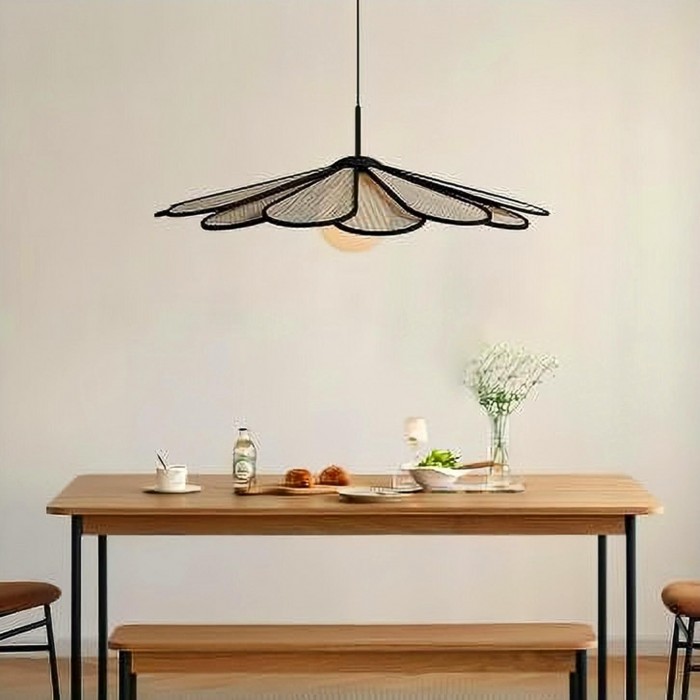 Wabi-sabi Rattan Pendant Lamp