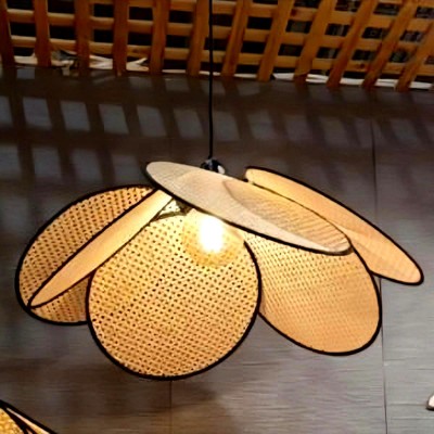 Подвесной светильник Wabi-sabi из ротанга