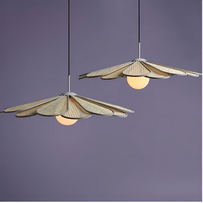 Wabi-sabi Rattan Pendant Lamp