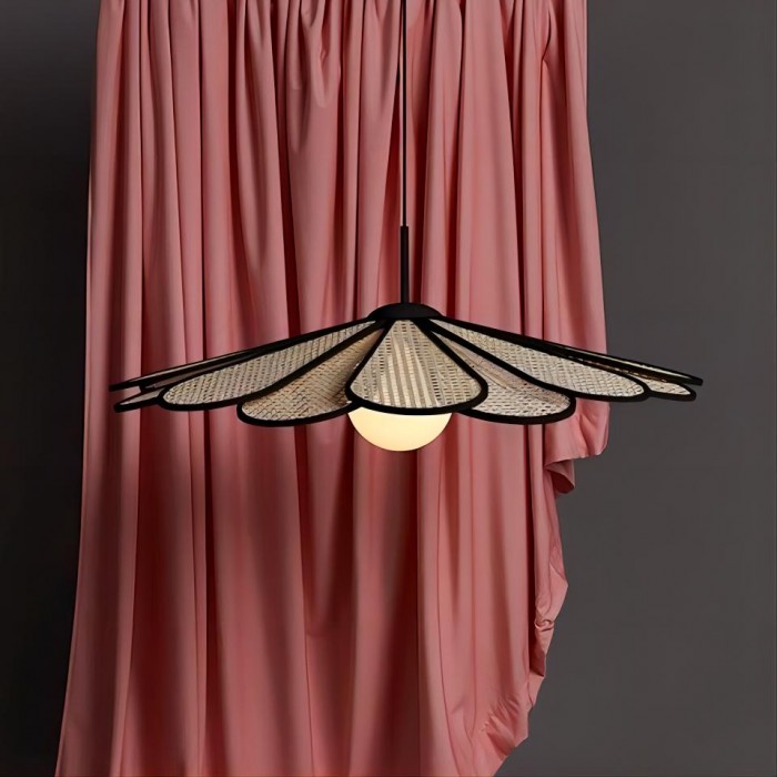 Japanese Rattan Pendant Lamp