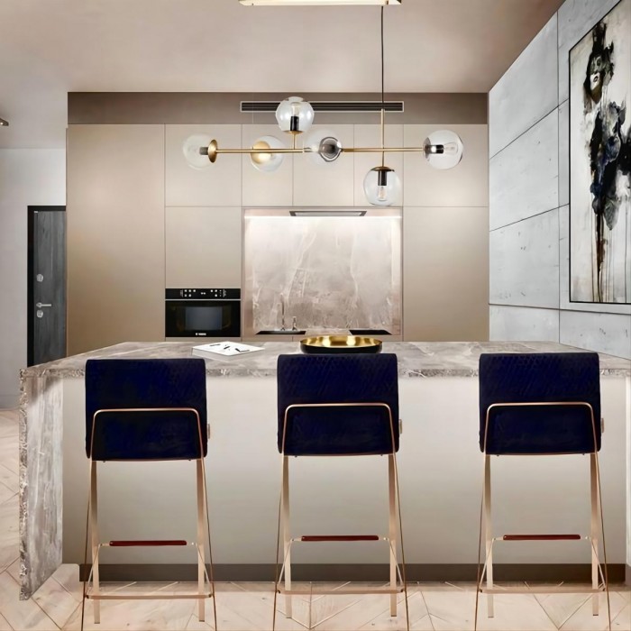 Orb Modern Glass Globular Ceiling light for Living Room