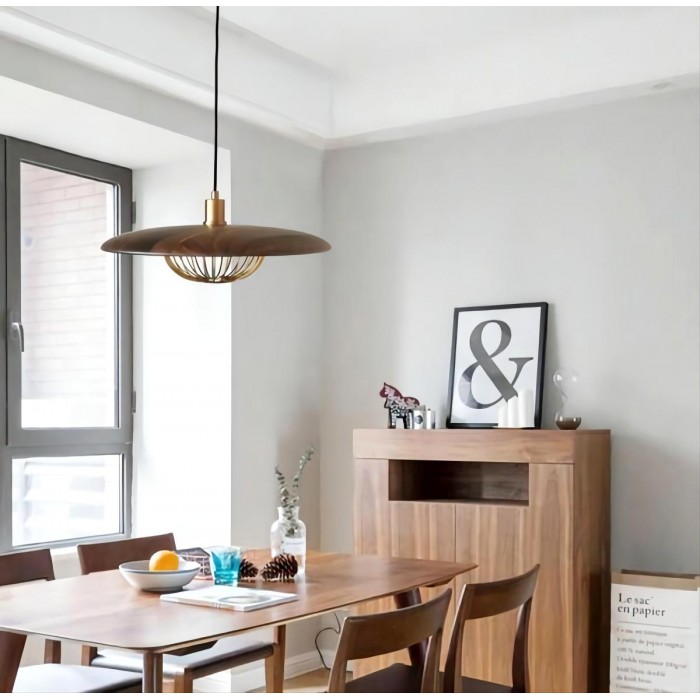 Wooden Metal Pendant Lamp