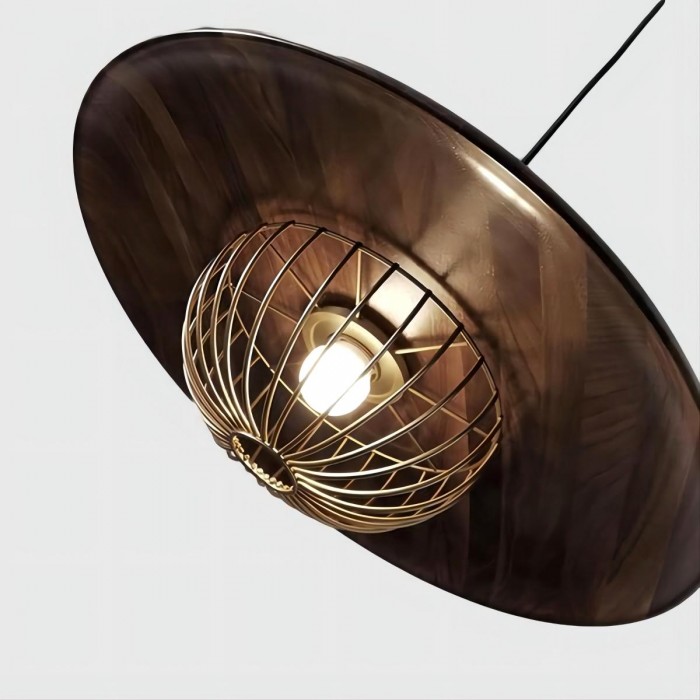 Wooden Metal Pendant Lamp