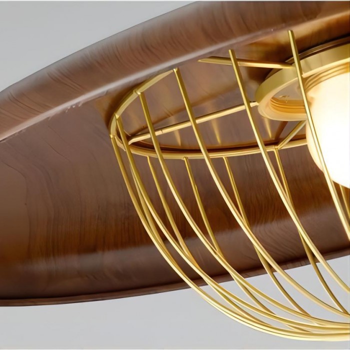 Wooden Metal Pendant Lamp