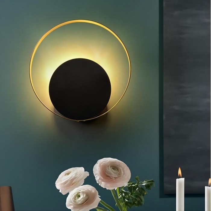 Circle wall lamp