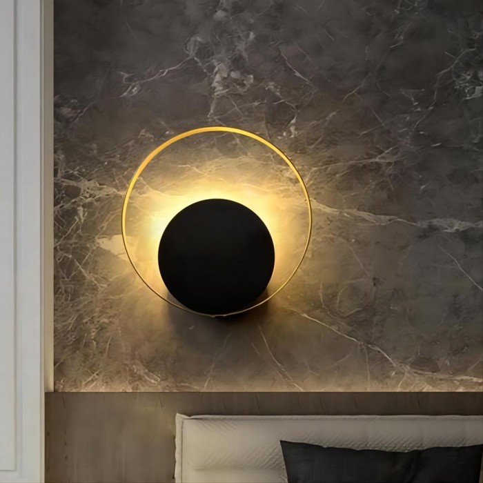Circle wall lamp