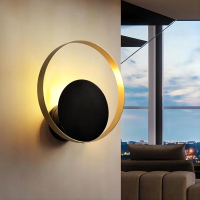 Circle wall lamp