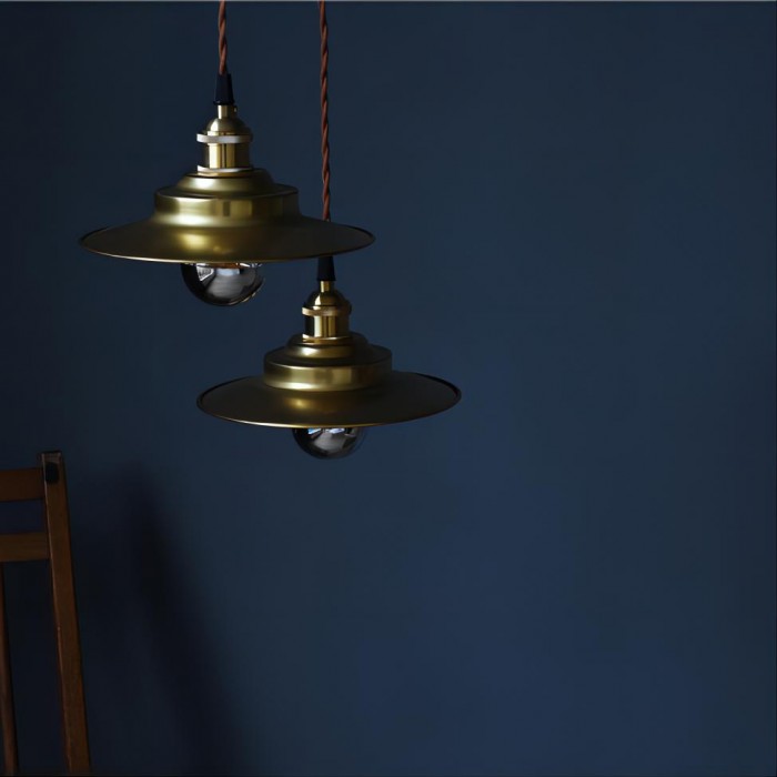 Винтажная подвесная лампа со светодиодной лампой