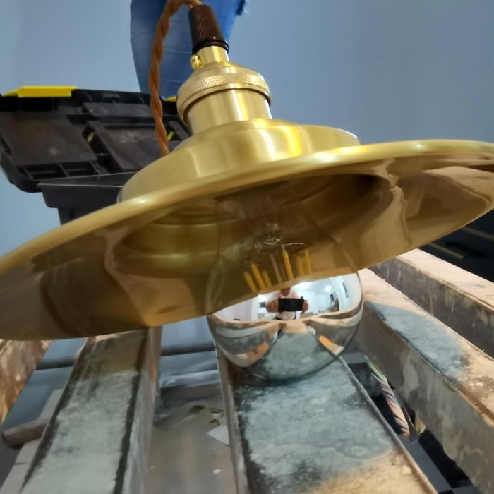 Винтажная подвесная лампа со светодиодной лампой