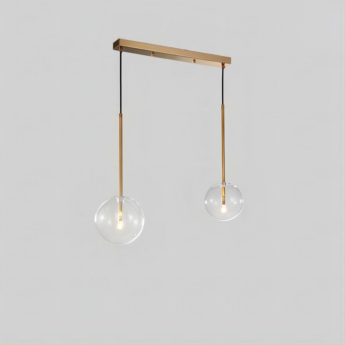 Glass balls hanging lamp