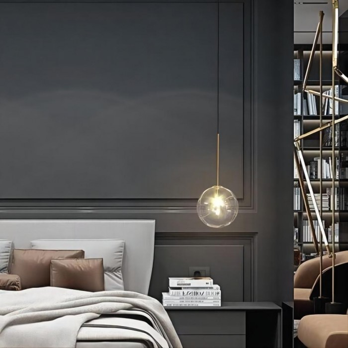 Glass balls hanging lamp