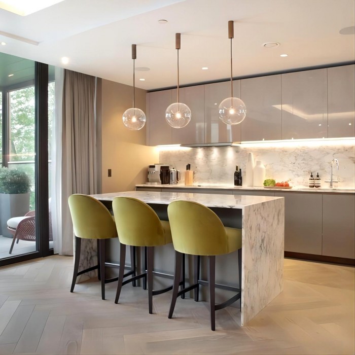 Glass balls hanging lamp