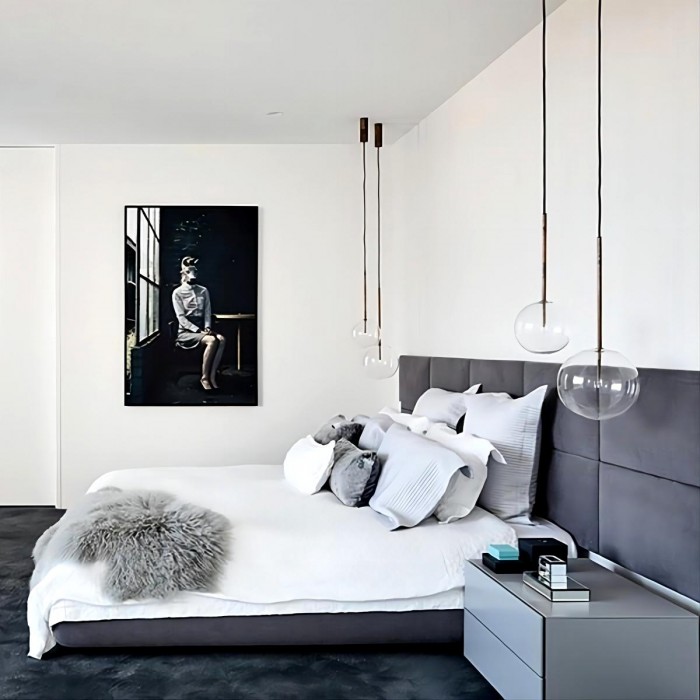 Glass balls hanging lamp