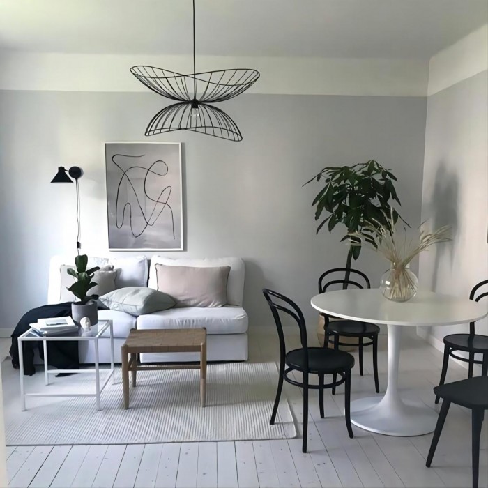 Металлический подвесной светильник