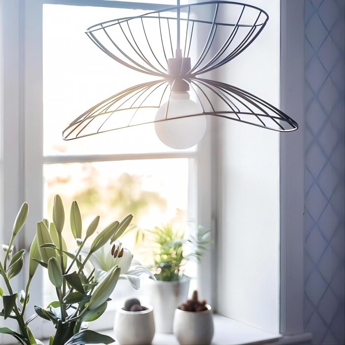 Металлический подвесной светильник