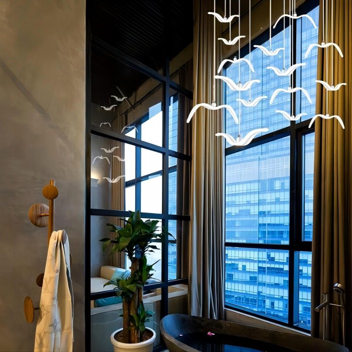 Night Birds Hanging Lamp