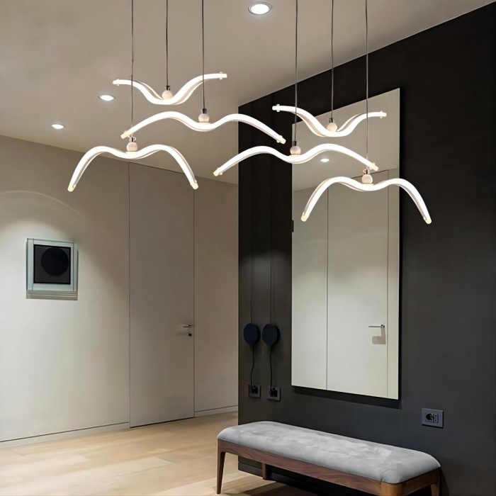 Night Birds Hanging Lamp
