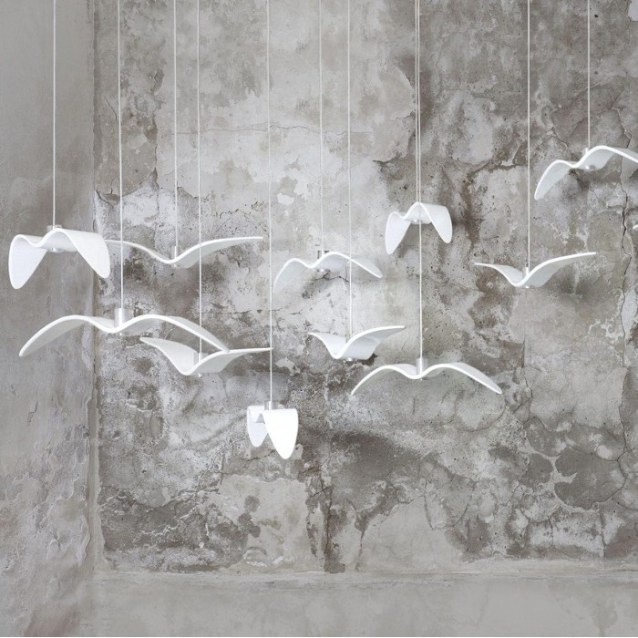 Night Birds Hanging Lamp