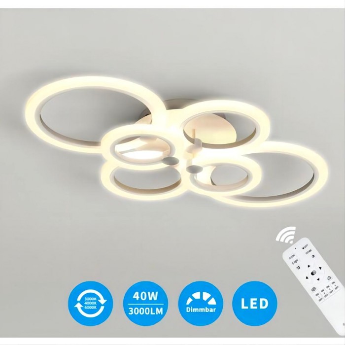 Акриловая потолочная лампа с регулируемой яркостью