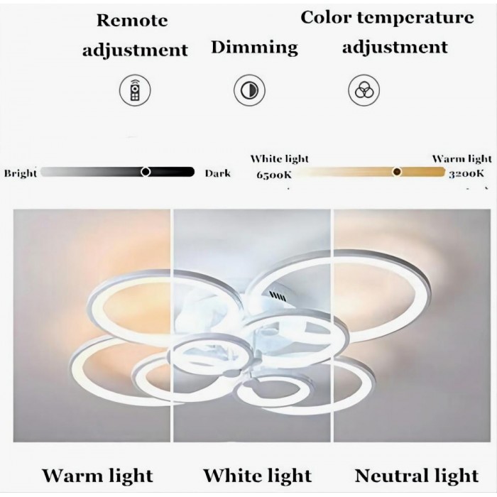 Dimmable Acrylic Ceiling Lamp