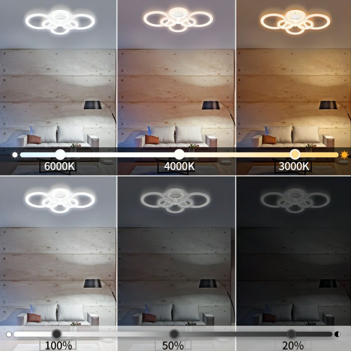 Dimmable Acrylic Ceiling Lamp