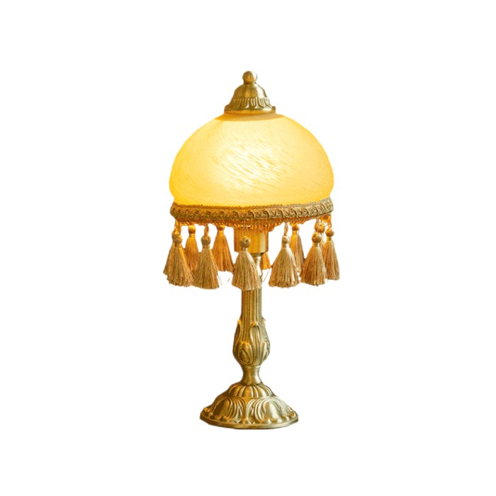 Romantic vintage bedside lamp