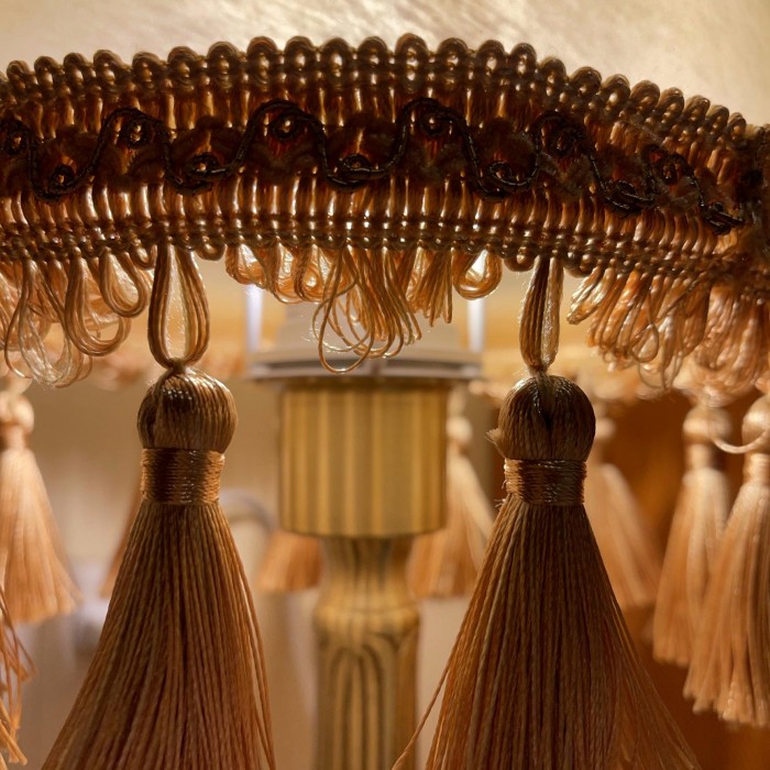 Романтическая винтажная прикроватная лампа