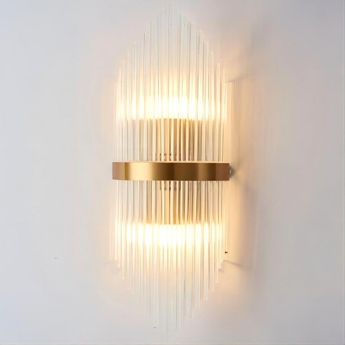 Crystal wall lamp