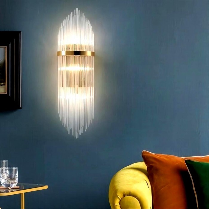 Crystal wall lamp