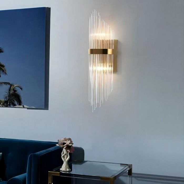Crystal wall lamp