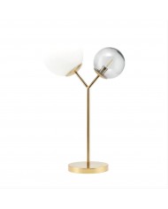 Настольная лампа из бетонного цилиндра