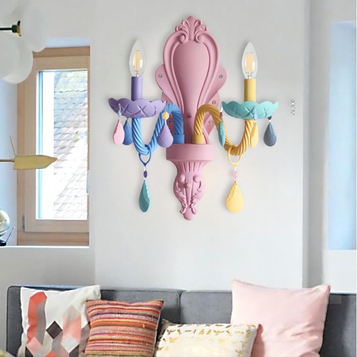 Children's Room Macaron Wall lamp