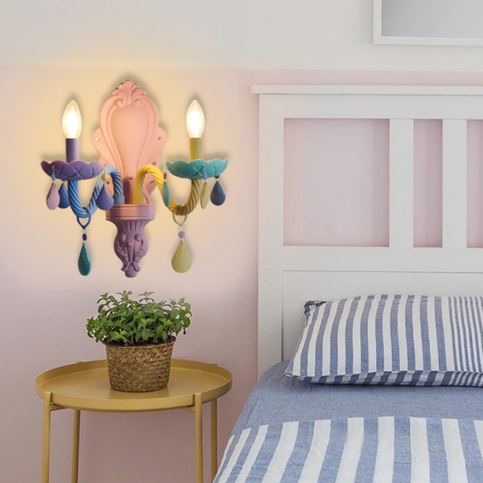 Children's Room Macaron Wall lamp