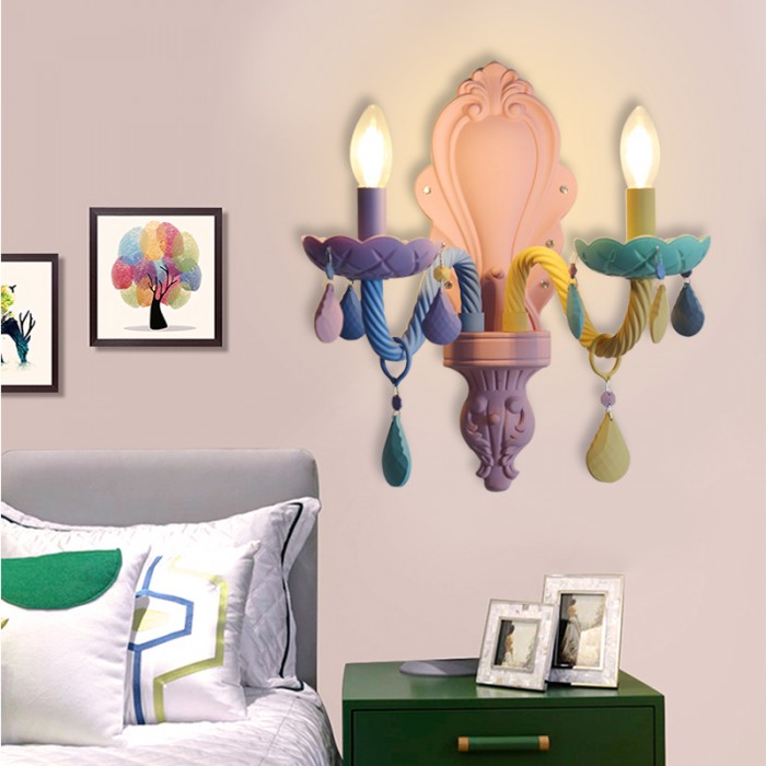 Children's Room Macaron Wall lamp